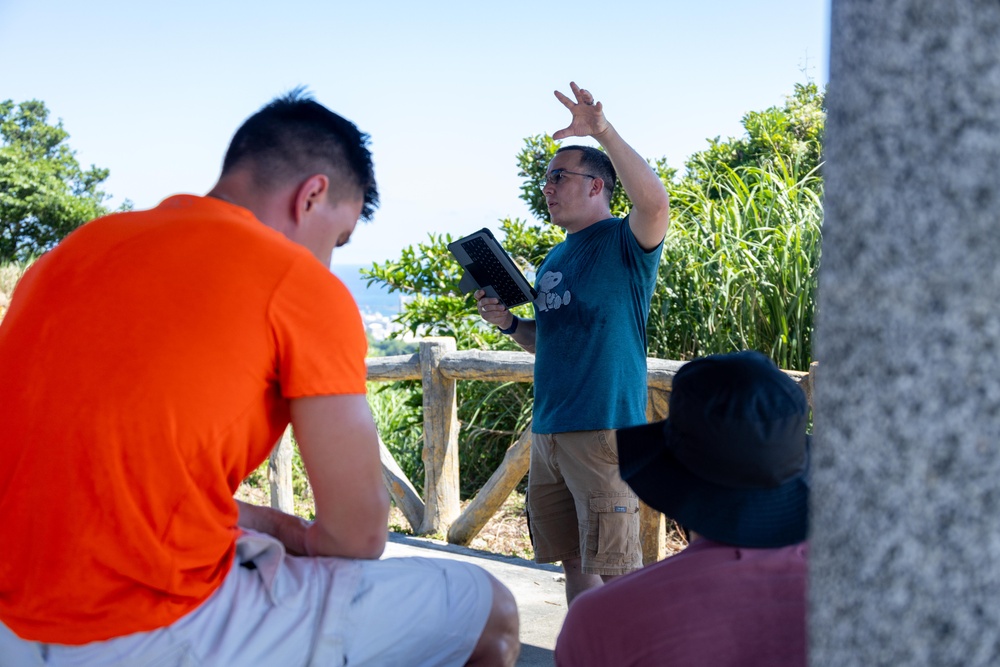 U.S. Marines Explore Historic Okinawan Sites