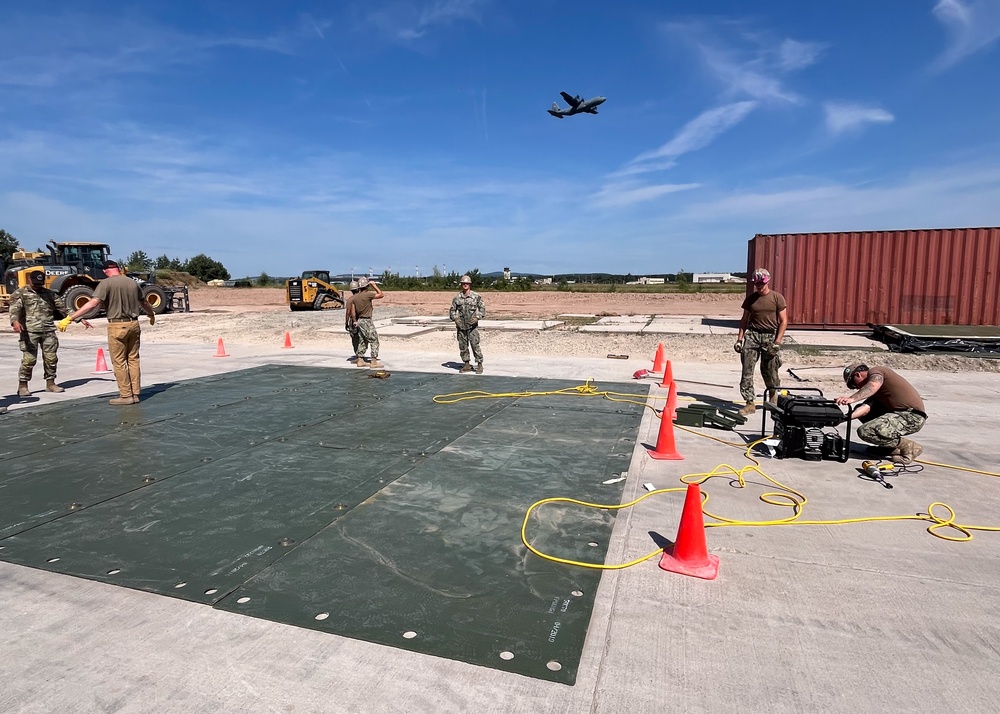 NMCB 11 RADR Training on Ramstein AFB