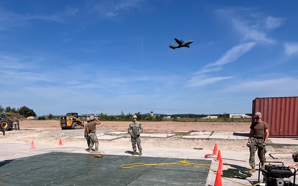 NMCB 11 RADR Training on Ramstein AFB
