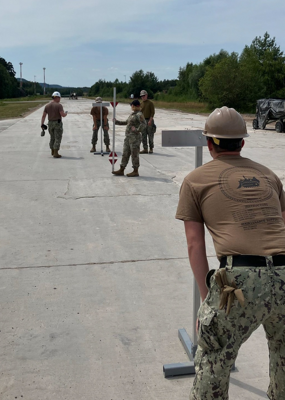 NMCB 11 RADR Training on Ramstein AFB