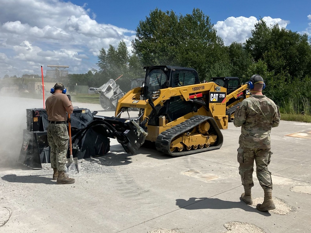 NMCB 11 RADR Training on Ramstein AFB