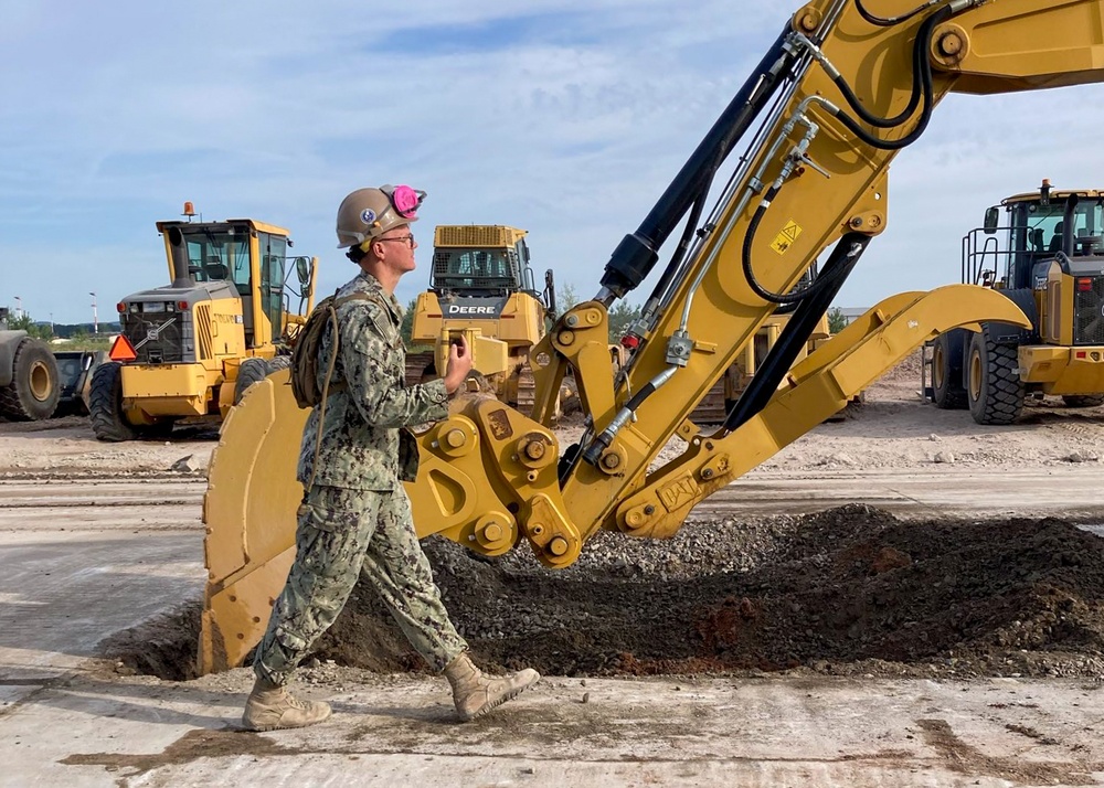 NMCB 11 RADR Training on Ramstein AFB