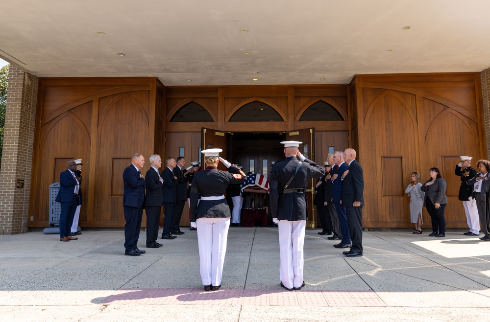 Funeral service of 29th CMC General Alfred M. Gray Jr