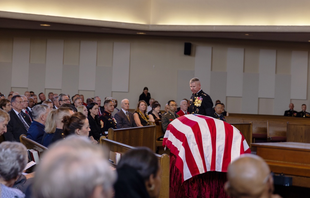 Funeral service of 29th CMC General Alfred M. Gray Jr