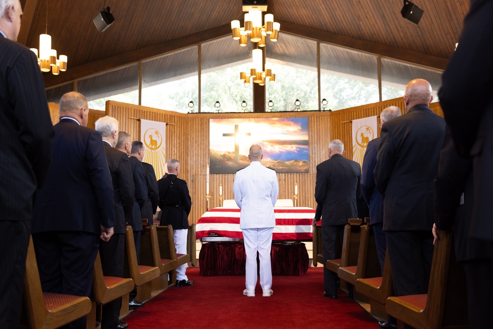 Funeral service of 29th CMC General Alfred M. Gray Jr