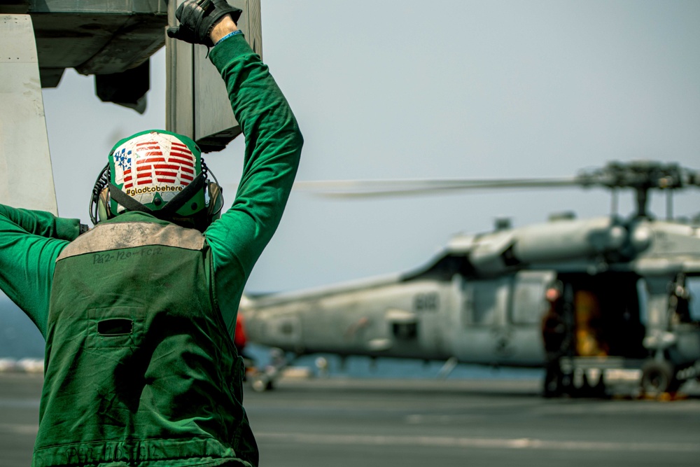 USS Theodore Roosevelt Conducts Routine Flight Operations