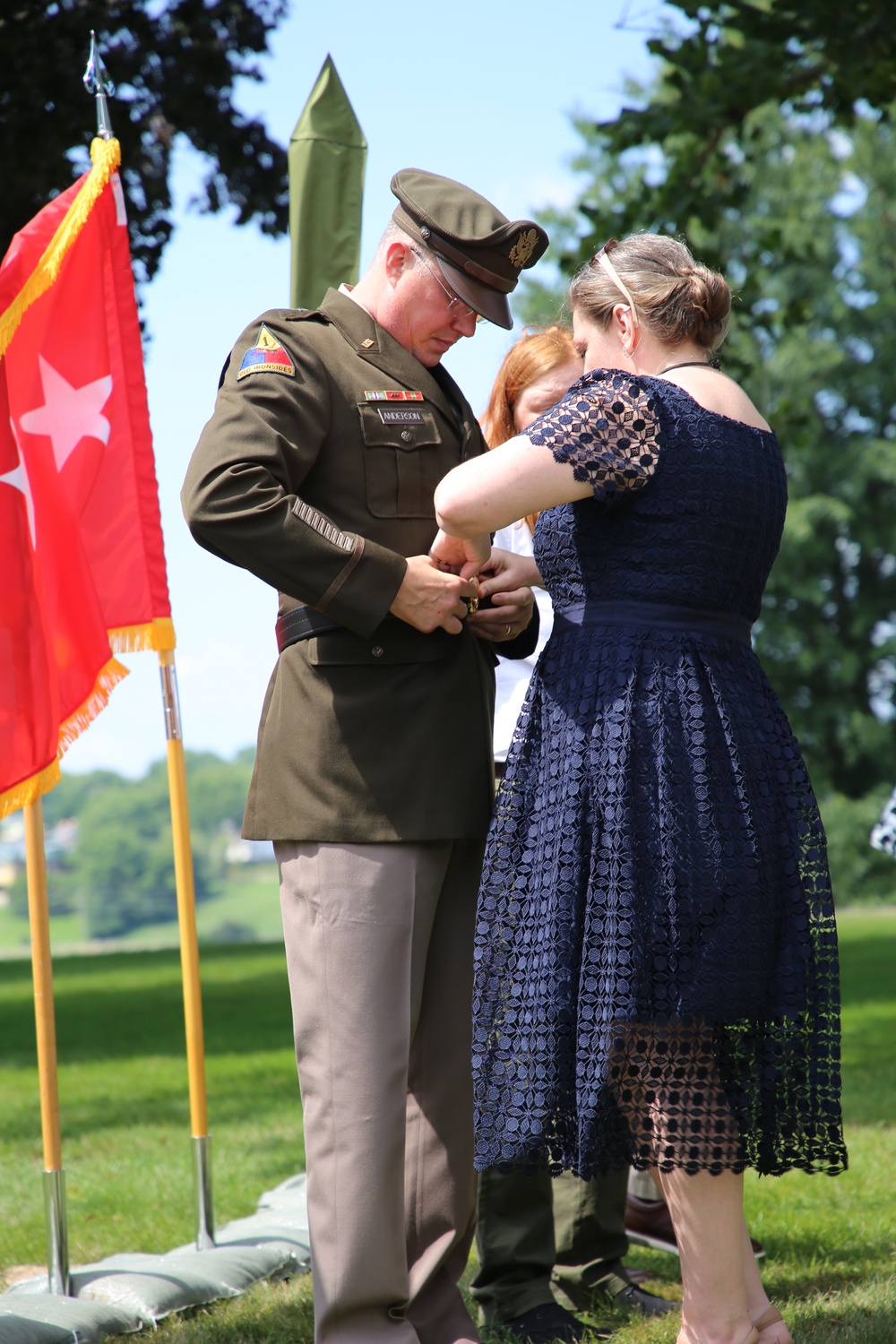 Brigadier General Ronnie D. Anderson Jr., Being Presented with General Officer's Belt