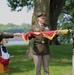 Unfurling of One Star Flag