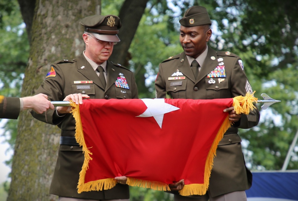 Unfurling of One Star Flag at Promotion Ceremony