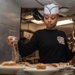 USS Theodore Roosevelt Culinary Specialists Prepare Food for Sailors