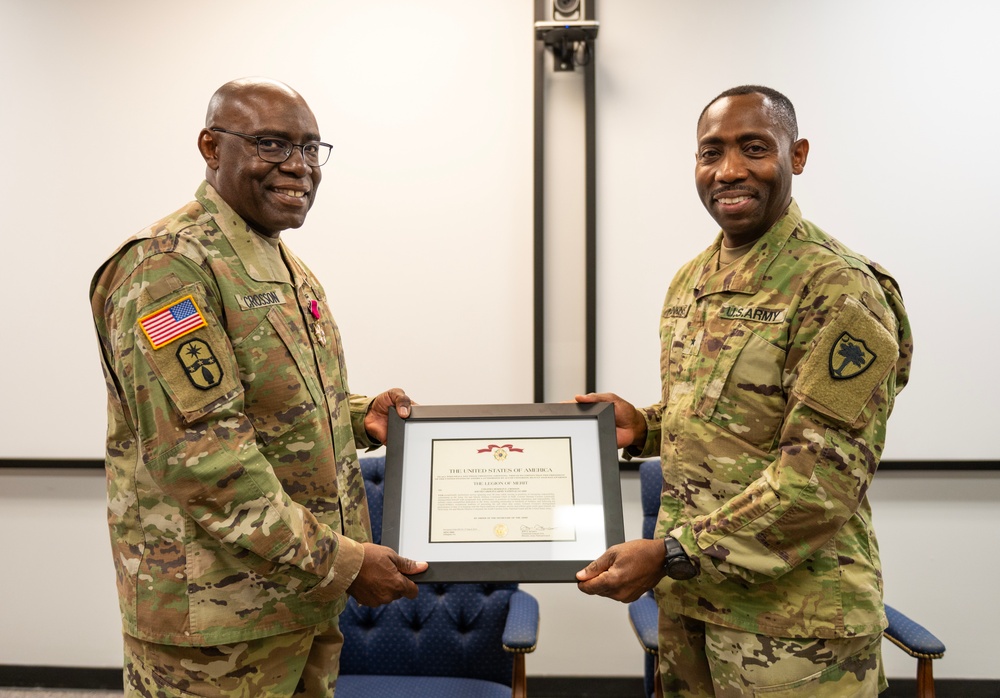 Col. Crosson's retirement ceremony