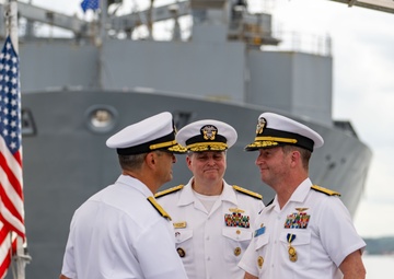 Task Force 73 Holds Change of Command Ceremony in Singapore