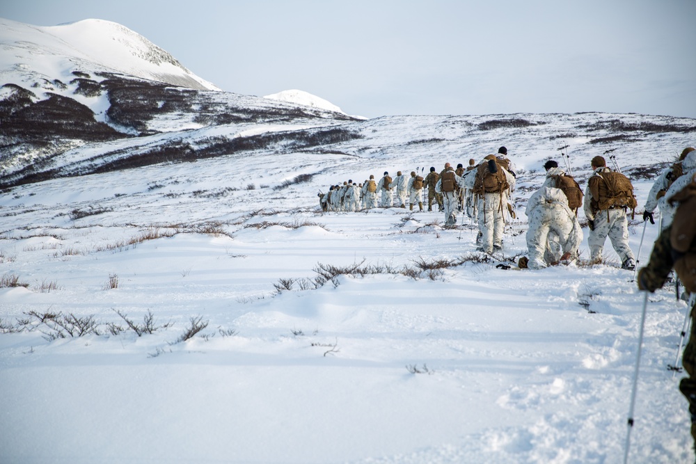 Marines Scale Mount Tarn, Chile
