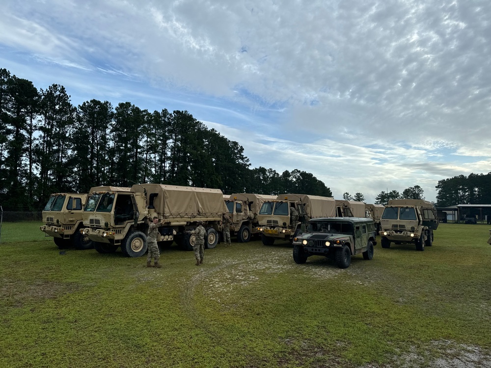 South Carolina National Guard heads to Florida as Debby looms