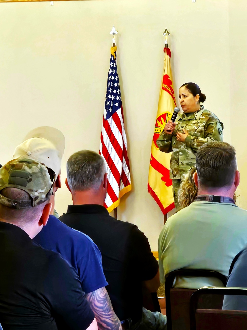 Fort McCoy’s newest garrison commander holds July 2024 town hall with installation workforce