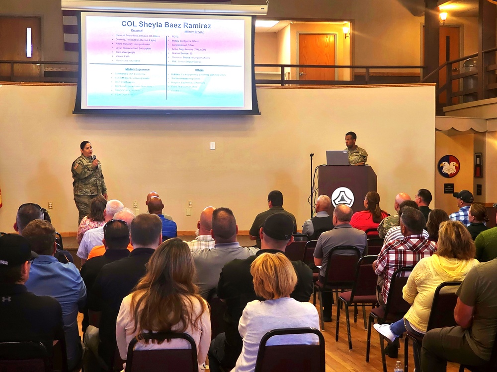 Fort McCoy’s newest garrison commander holds July 2024 town hall with installation workforce