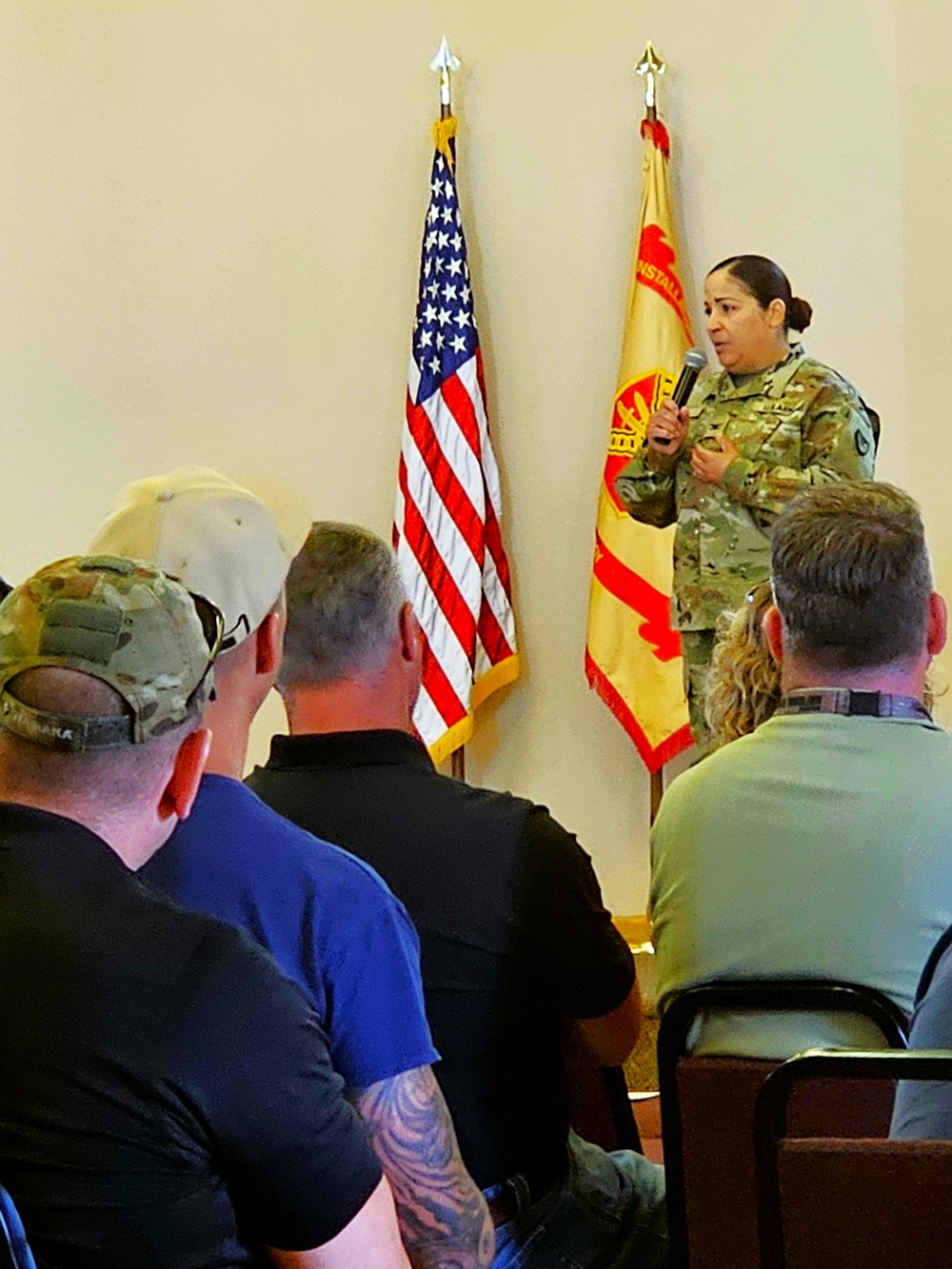 Fort McCoy’s newest garrison commander holds July 2024 town hall with installation workforce