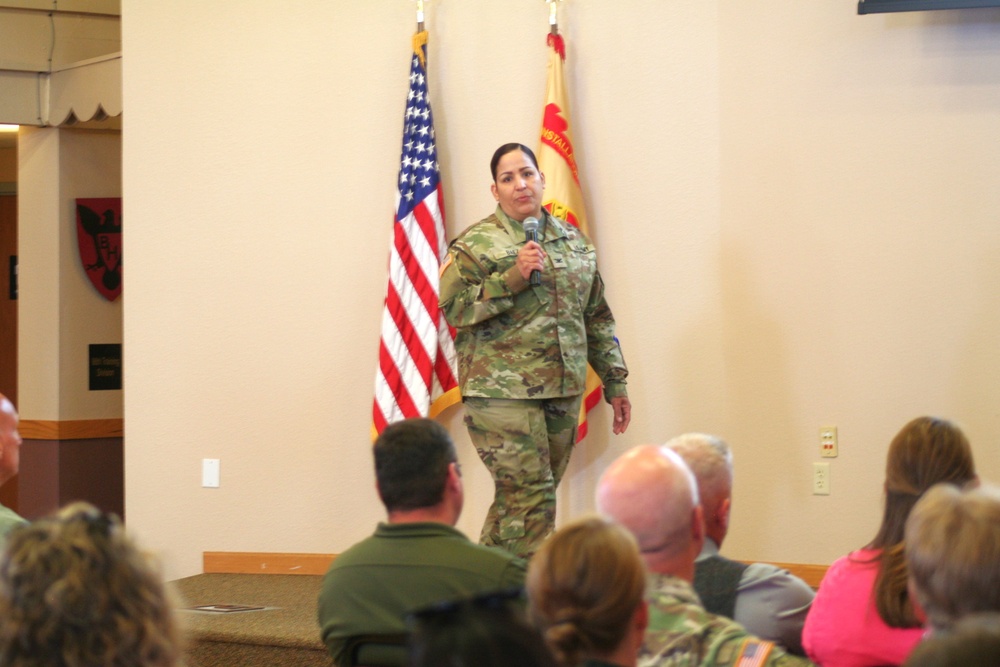 Fort McCoy’s newest garrison commander holds July 2024 town hall with installation workforce