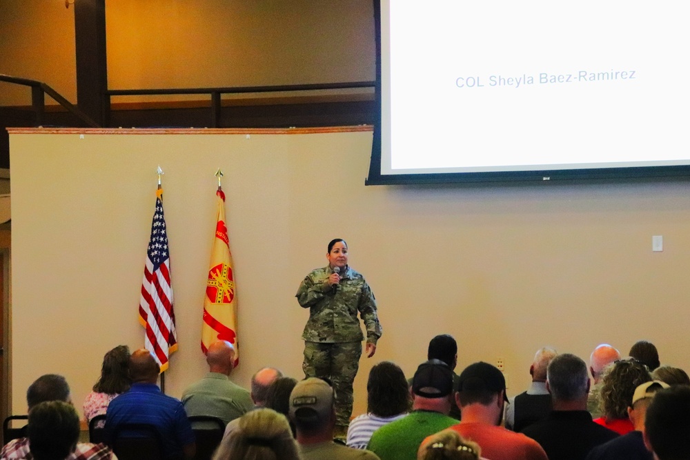 Fort McCoy’s newest garrison commander holds July 2024 town hall with installation workforce