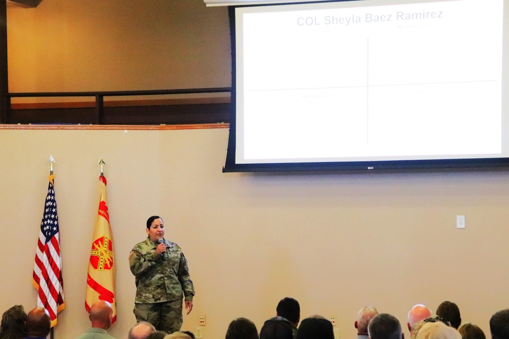 Fort McCoy’s newest garrison commander holds July 2024 town hall with installation workforce