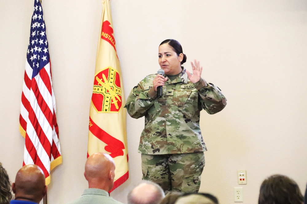 Fort McCoy’s newest garrison commander holds July 2024 town hall with installation workforce