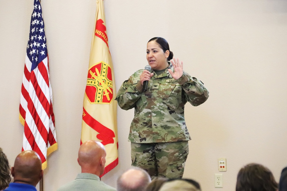 Fort McCoy’s newest garrison commander holds July 2024 town hall with installation workforce