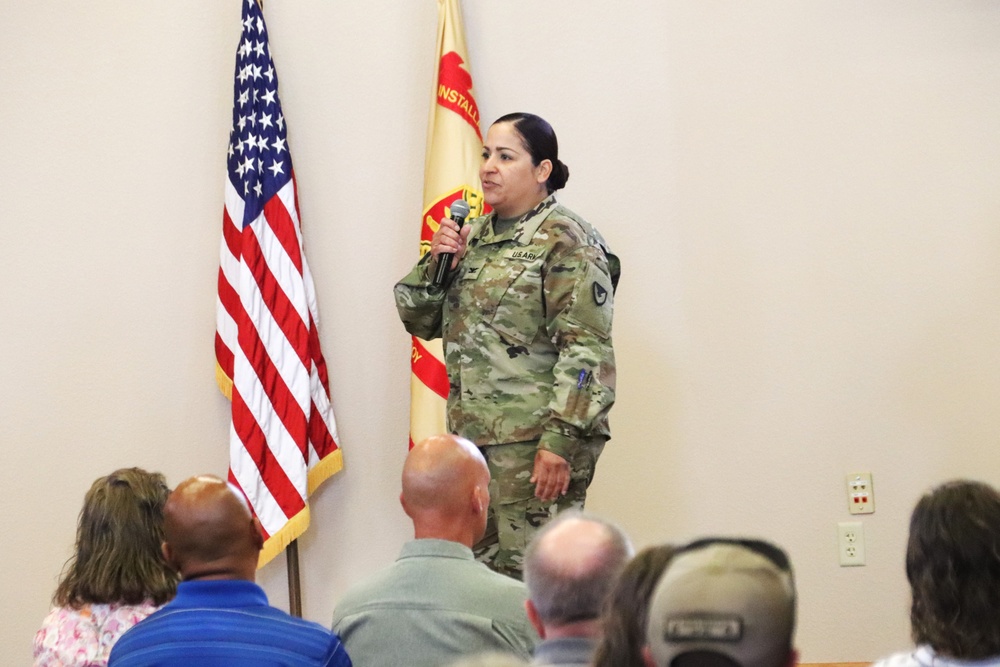 Fort McCoy’s newest garrison commander holds July 2024 town hall with installation workforce