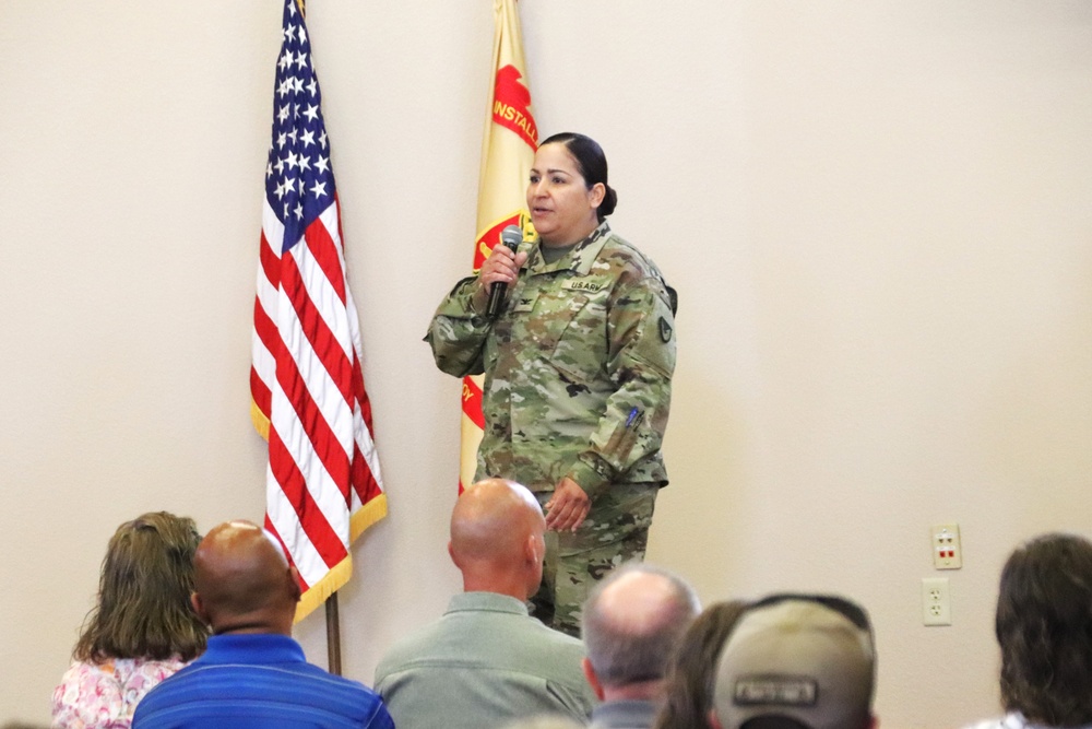 Fort McCoy’s newest garrison commander holds July 2024 town hall with installation workforce