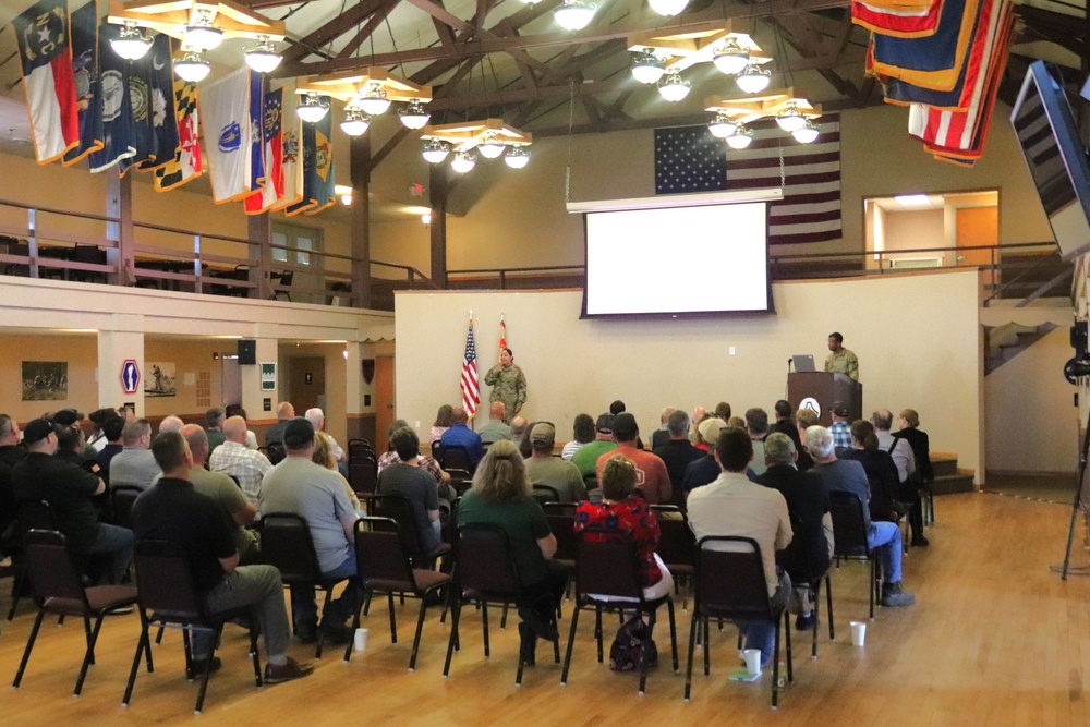 Fort McCoy’s newest garrison commander holds July 2024 town hall with installation workforce