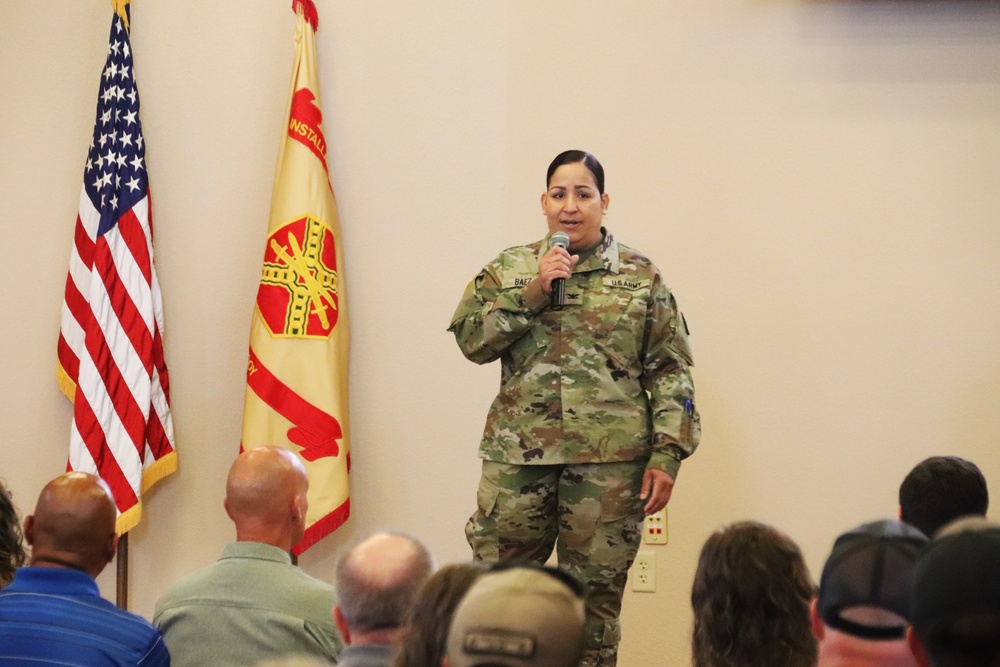 Fort McCoy’s newest garrison commander holds July 2024 town hall with installation workforce