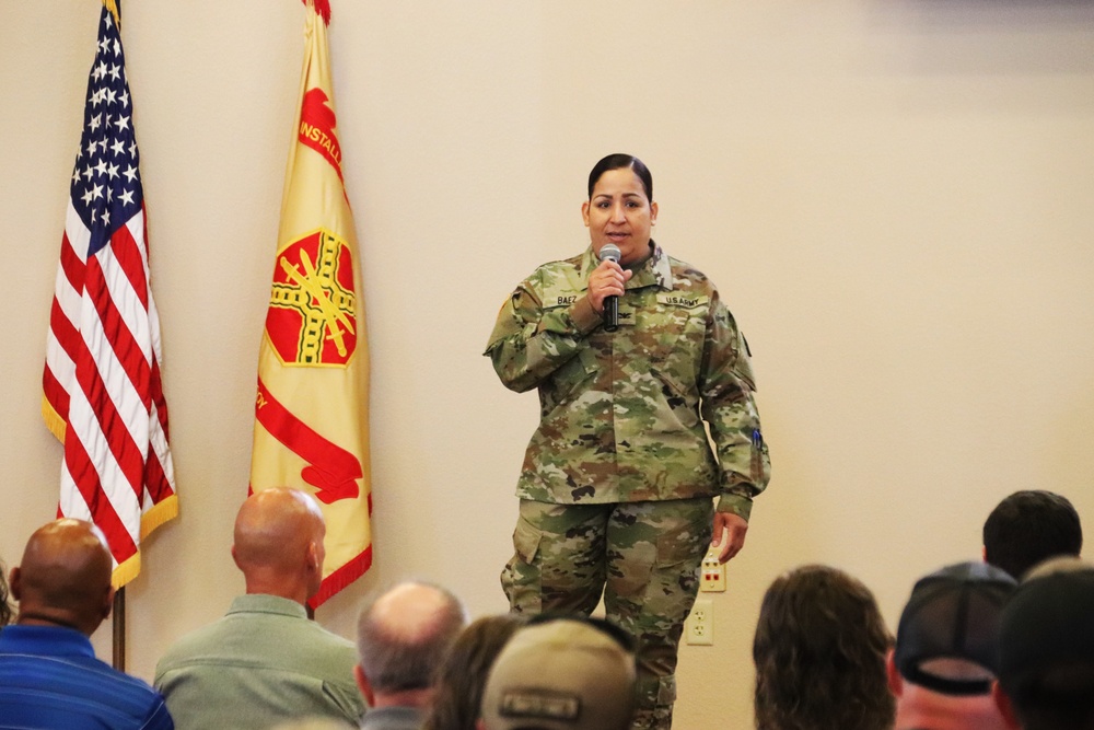 Fort McCoy’s newest garrison commander holds July 2024 town hall with installation workforce