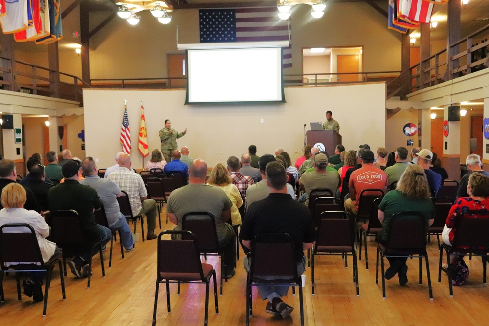 Fort McCoy’s newest garrison commander holds July 2024 town hall with installation workforce