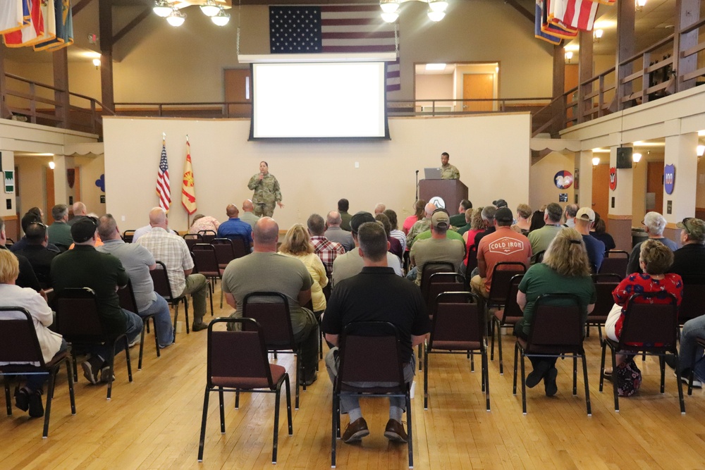 Fort McCoy’s newest garrison commander holds July 2024 town hall with installation workforce