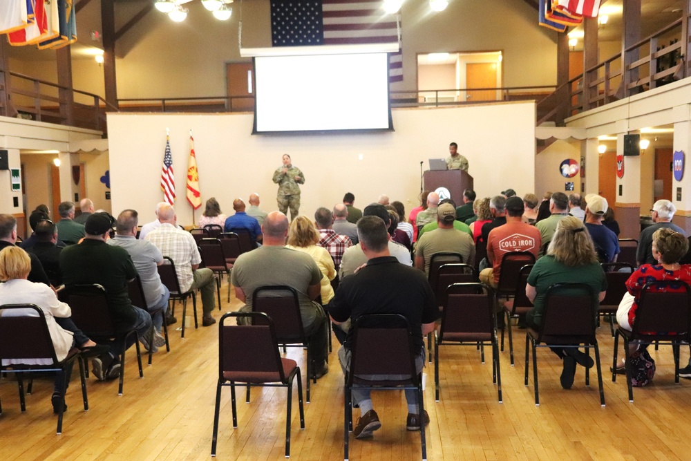 Fort McCoy’s newest garrison commander holds July 2024 town hall with installation workforce