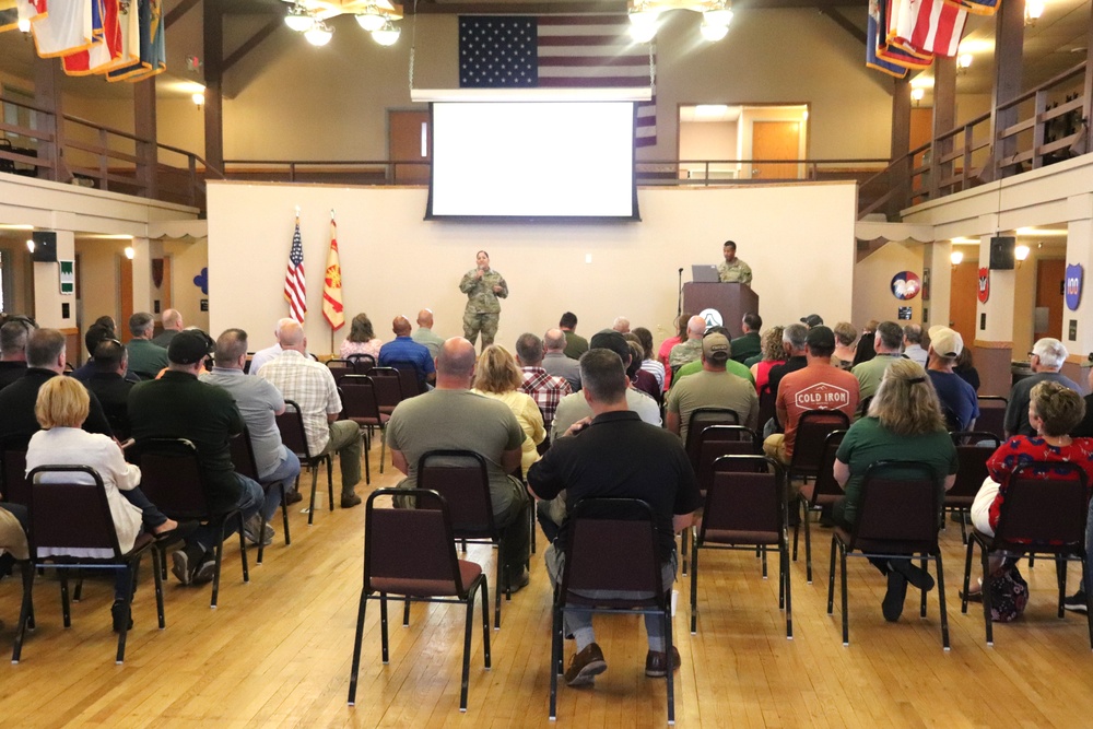 Fort McCoy’s newest garrison commander holds July 2024 town hall with installation workforce