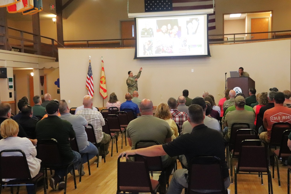 Fort McCoy’s newest garrison commander holds July 2024 town hall with installation workforce