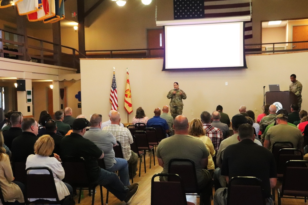 Fort McCoy’s newest garrison commander holds July 2024 town hall with installation workforce