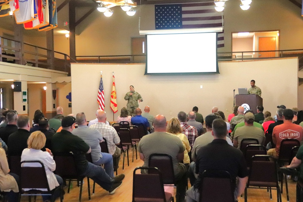 Fort McCoy’s newest garrison commander holds July 2024 town hall with installation workforce