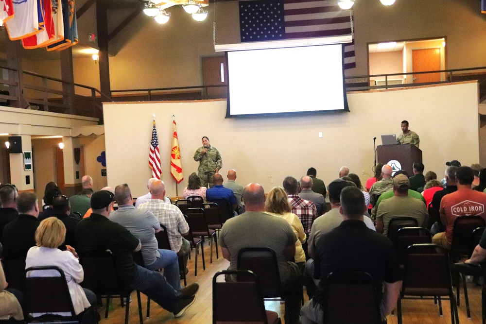 Fort McCoy’s newest garrison commander holds July 2024 town hall with installation workforce