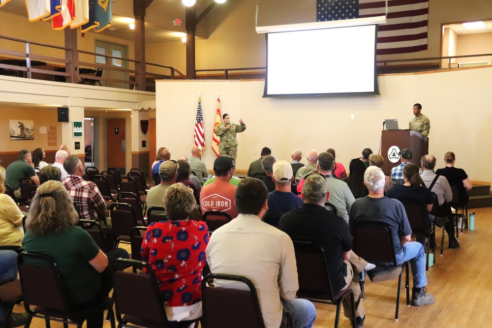 Fort McCoy’s newest garrison commander holds July 2024 town hall with installation workforce