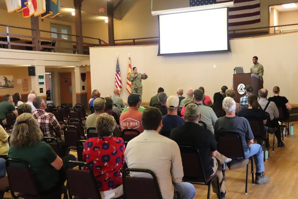 Fort McCoy’s newest garrison commander holds July 2024 town hall with installation workforce