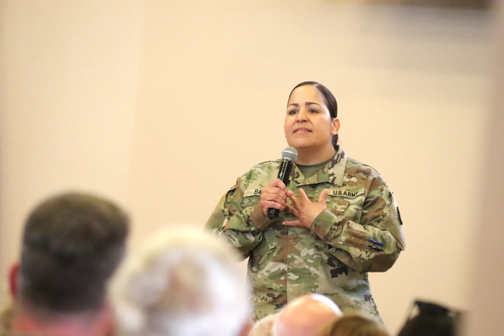 Fort McCoy’s newest garrison commander holds July 2024 town hall with installation workforce