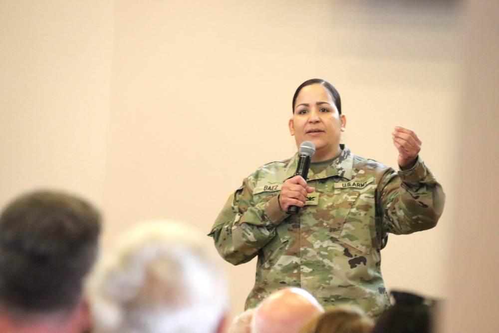 Fort McCoy’s newest garrison commander holds July 2024 town hall with installation workforce