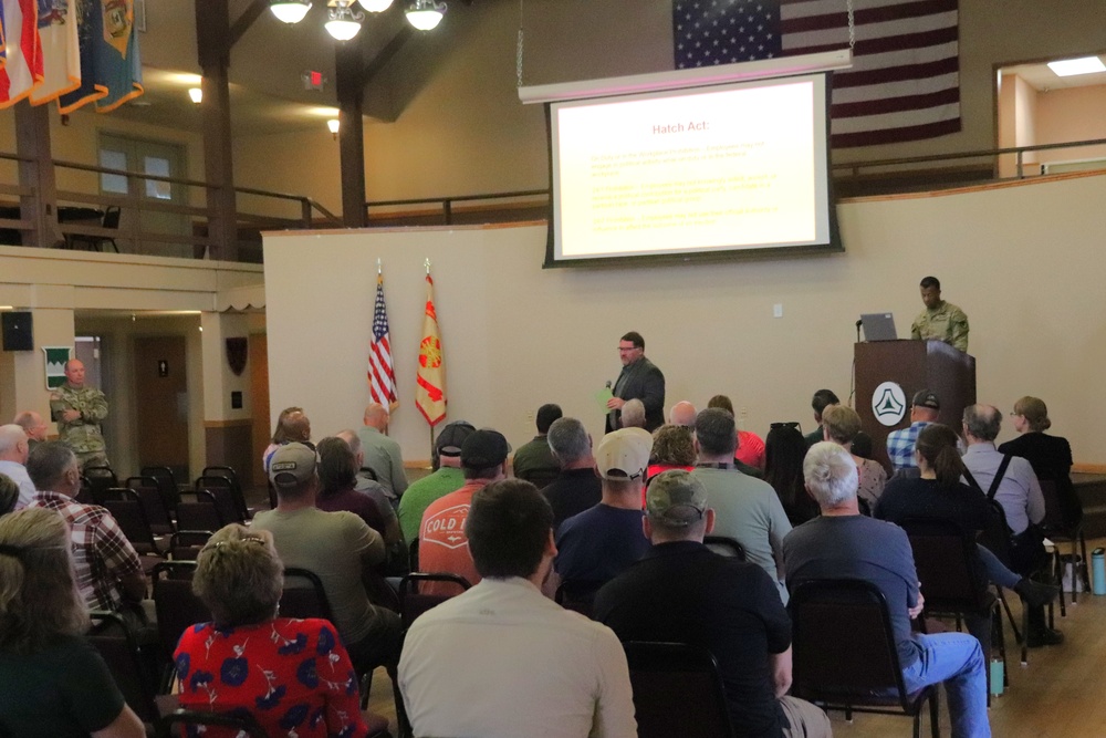 Fort McCoy’s newest garrison commander holds July 2024 town hall with installation workforce