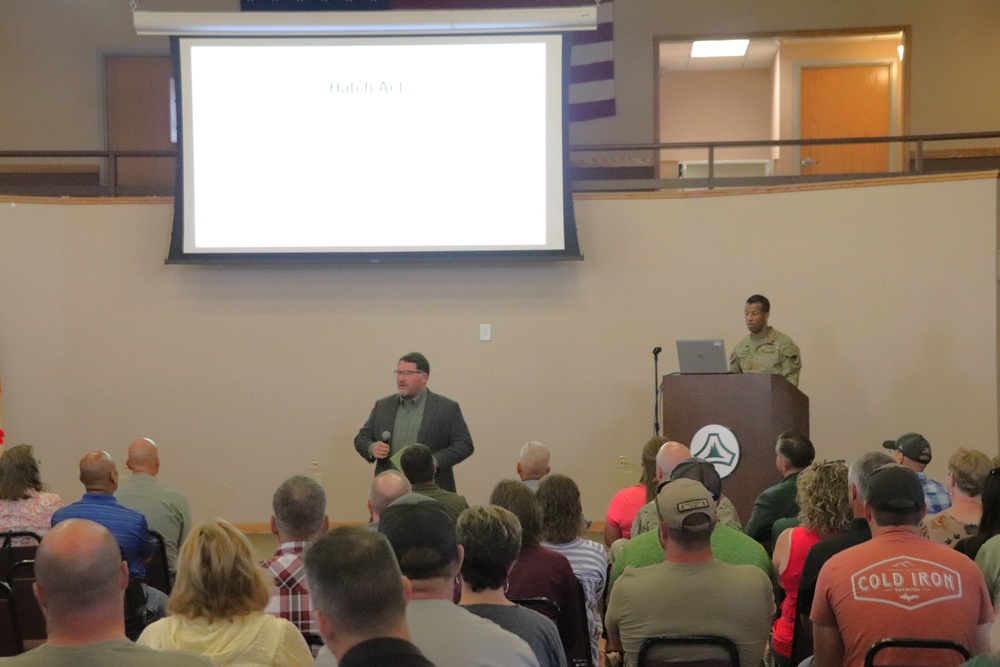 Fort McCoy’s newest garrison commander holds July 2024 town hall with installation workforce