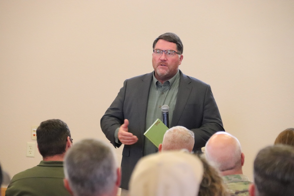 Fort McCoy’s newest garrison commander holds July 2024 town hall with installation workforce