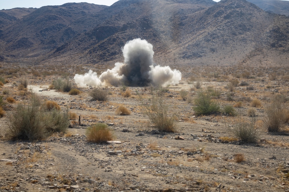 Combat Logistics Battalion 2 EOD Conducts Low Order Demolitions Range During ITX 5-24