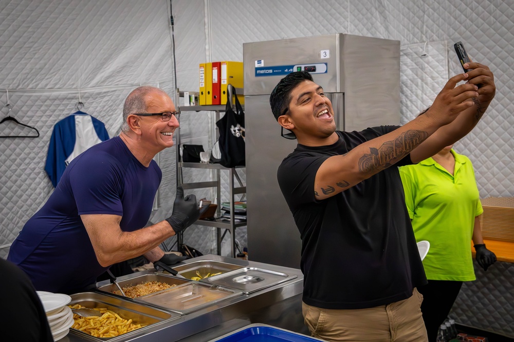 Iron Chef Irvine feeds U.S. Army soldiers at Adazi Military Camp, Latvia