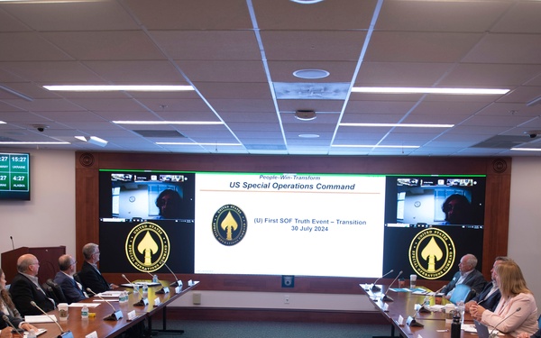 USSOCOM hosts quarterly 1st SOF Truth day on transitioning from the military