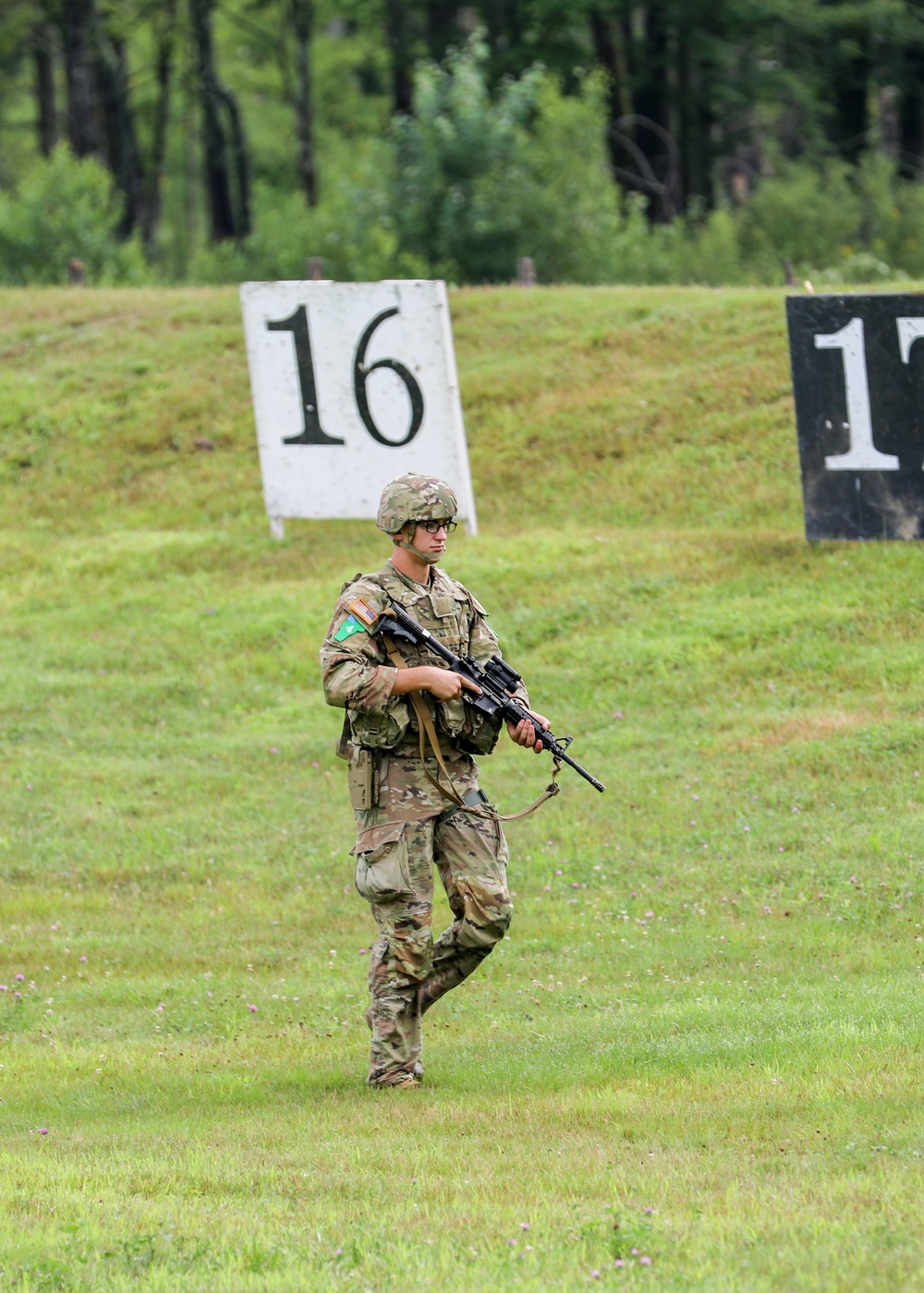 U.S. Army National Guard Soldiers compete during NBWC2024